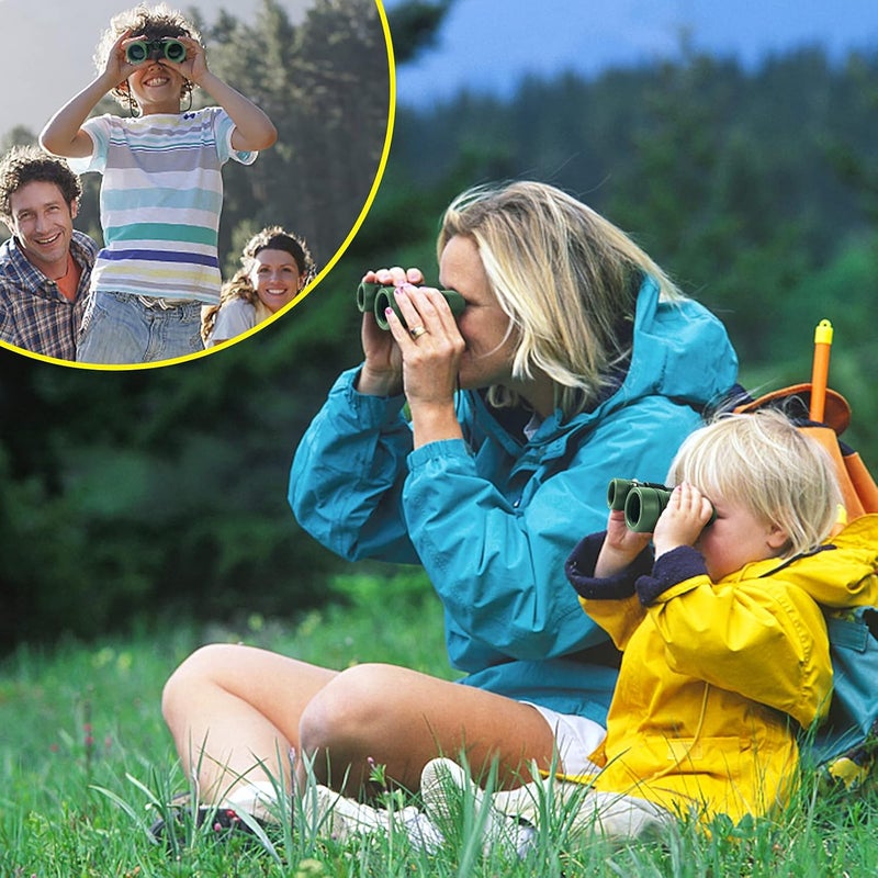 ESSENSON Binoculars for Kids Toy Gift for 3 4 5 6 7 8+ Year Old Boys Girls Kids Telescope Outdoor Toys for Sports and Outside Play Hiking, Bird Watching, Travel, Camping, Birthday Presents(Green) - Image 4