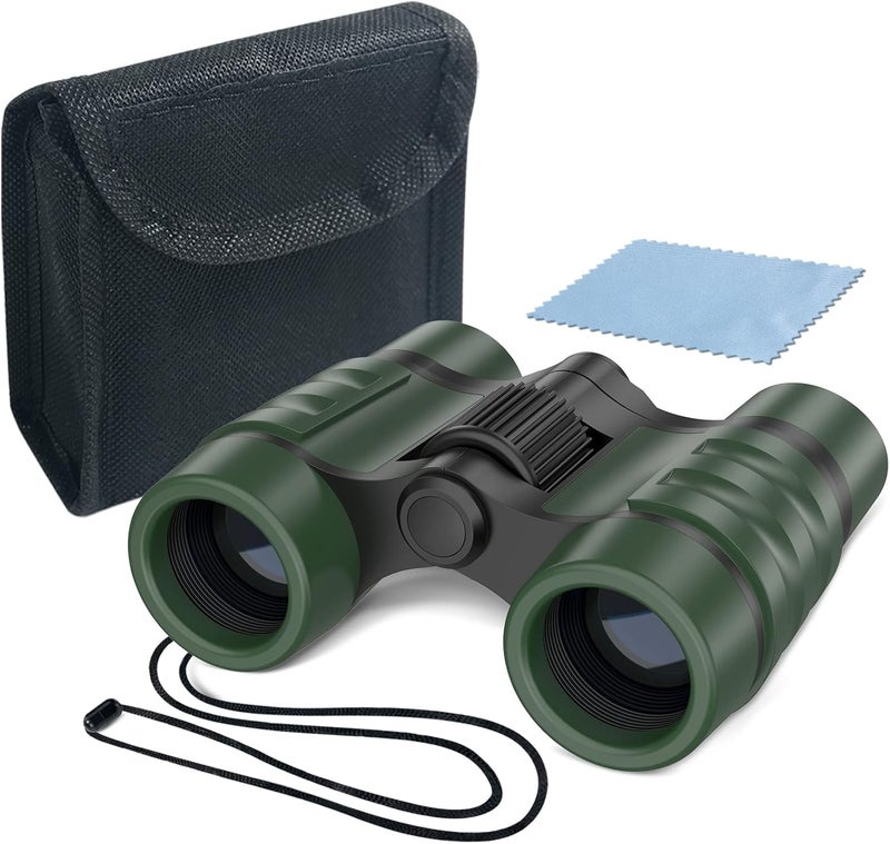 ESSENSON Binoculars for Kids Toy Gift for 3 4 5 6 7 8+ Year Old Boys Girls Kids Telescope Outdoor Toys for Sports and Outside Play Hiking, Bird Watching, Travel, Camping, Birthday Presents(Green) - Image 1
