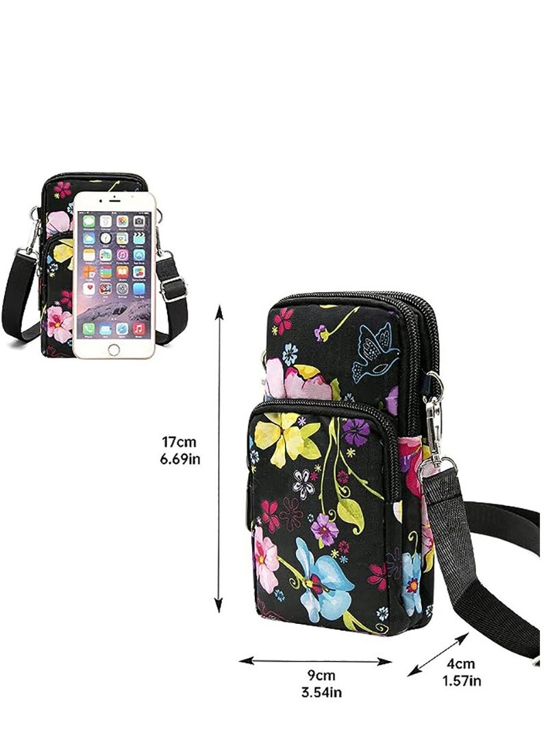 Excefore Women Crossbody Phone Purse Bags-Mini Waterproof Multifunction Wallet Shoulder Bag - Image 5