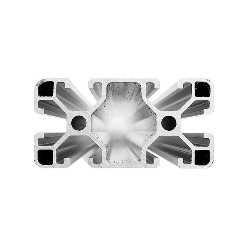RAHBI 4080 Aluminum Profile Extrusion European Standard Anodized Linear Rail Aluminum Extrusion 6063 T5 Profile for CNC Printer Parts Leisurely(Silver,400mm) - Image 4