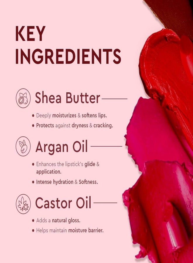 C2P PROFESSIONAL MAKEUP C2P Pro Lipsticks For Women Waterproof Long Lasting Nude Brown Creamy Matte Bullet Lip Crayon Lipstick | Infused with Shea Butter, Argan and Castor Oil | Vegan and Cruelty Free - 3.5g - Image 5