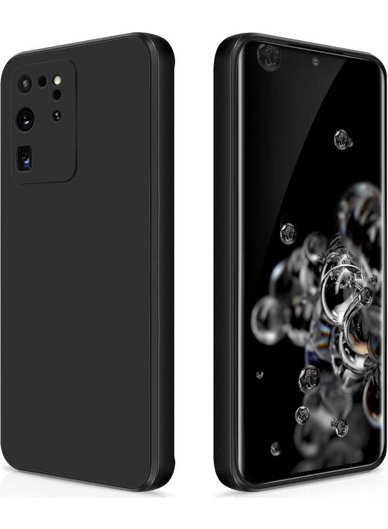 Houmt Samsung Galaxy S20 Ultra Silky Full Body Silicone Case Shockproof Protective Cover with Microfiber Lining For Samsung Galaxy S20 Ultra - Image 1