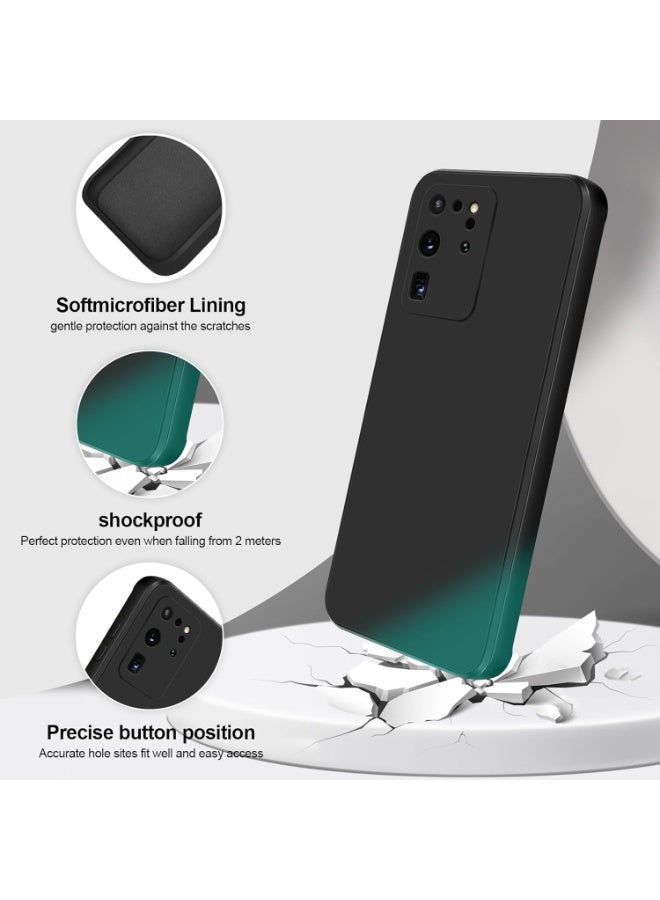 Houmt Samsung Galaxy S20 Ultra Silky Full Body Silicone Case Shockproof Protective Cover with Microfiber Lining For Samsung Galaxy S20 Ultra - Image 2