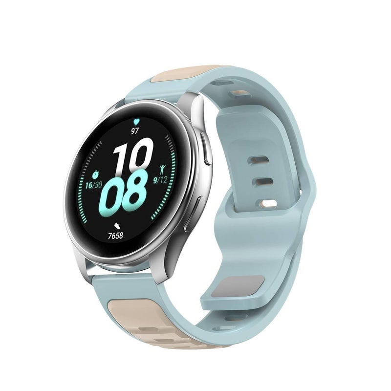 Silicone Portable Smartwatch Band in Gray for daily smartwatch wear and replacement strap Use Routine Use Personal Use Indoor Use On The Go Use - Image 5