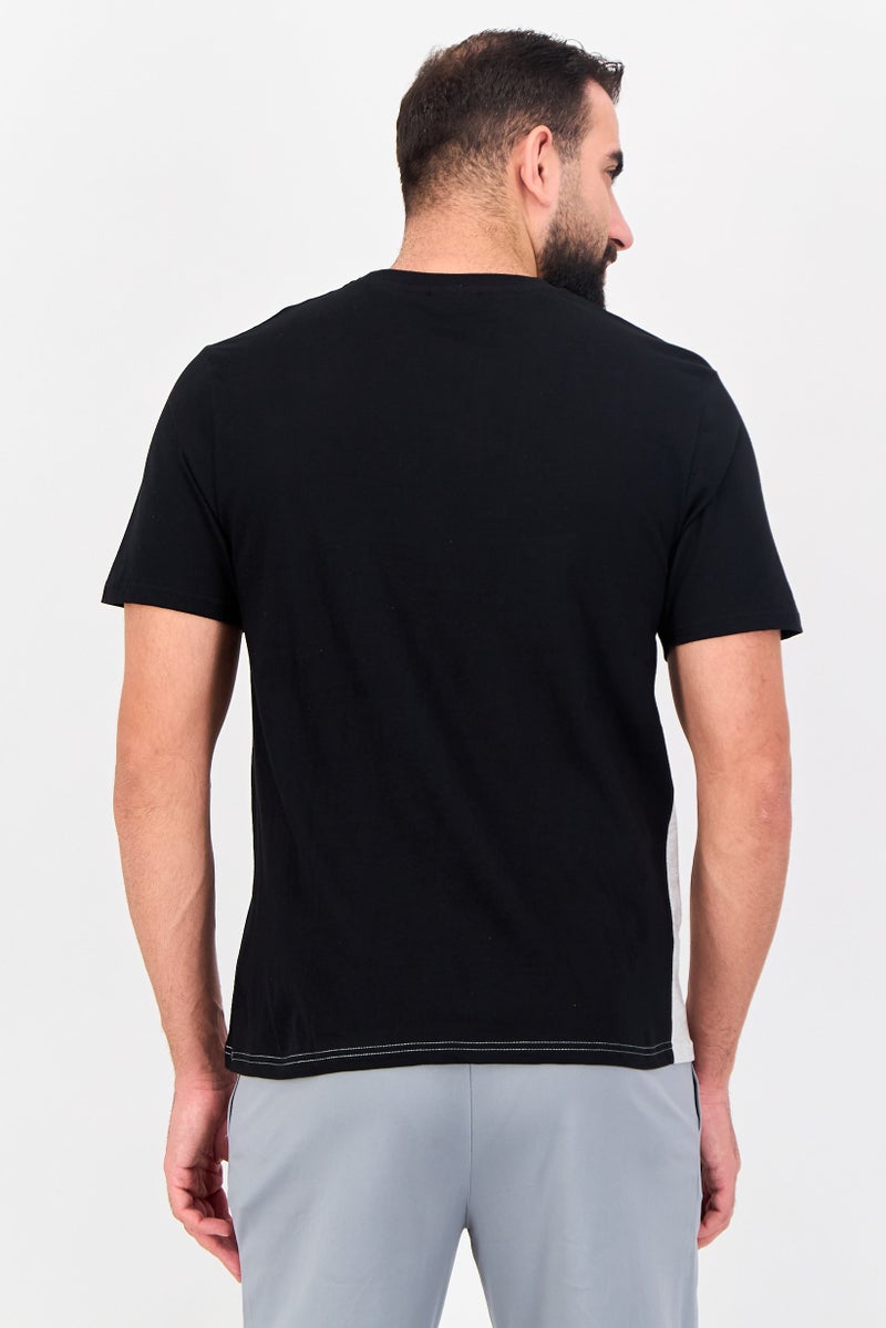 FILA Men Sportswear Fit Short Sleeve Outdoor T-Shirt, Multicolor - Image 3