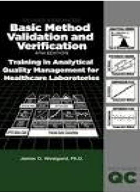 Basic Method Validation And Verfication by Westgard, James O Paperback