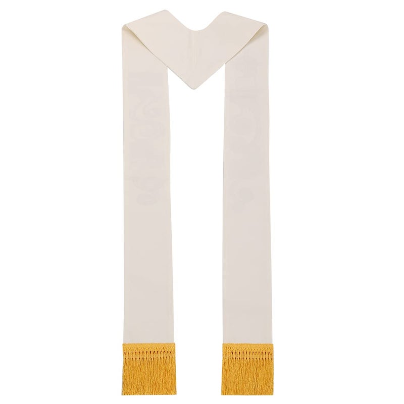 BLESSUME Chasuble Stole Vestments Holy Lamb Embroidery Stole - Image 4