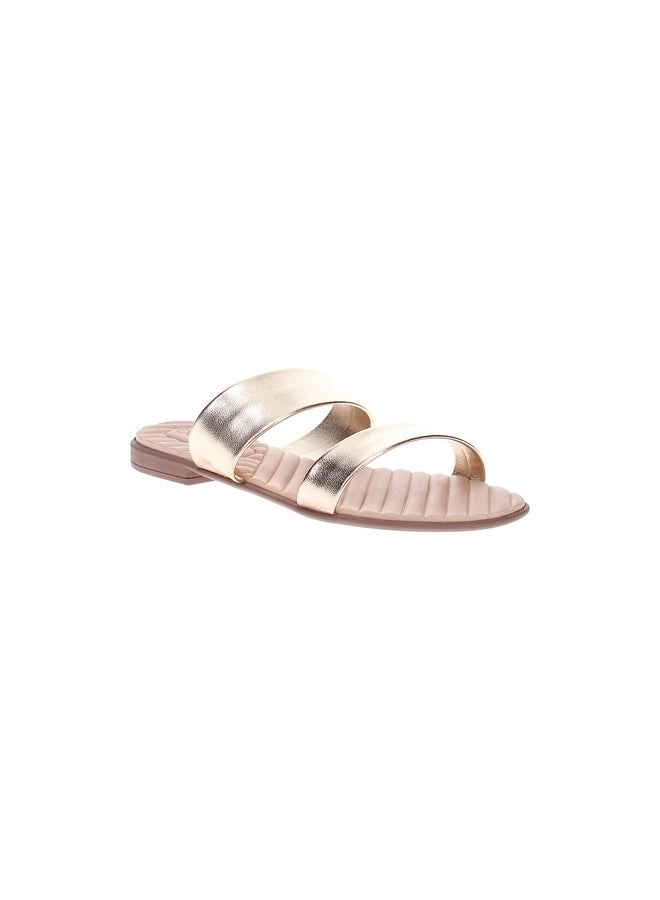 Beira Rio Double Strap Flat Sandals with Buckle - Image 5