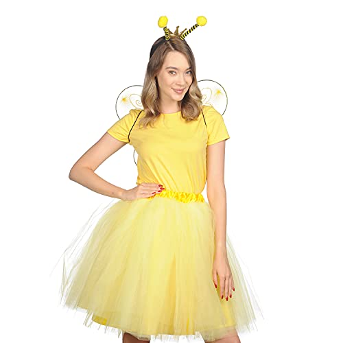 Funcredible Bee Headband and Wings - Bumble Bee Halloween Costume for Women - Antenna Headband - Bumblebee Costume Accessories for Kids and Adults - Image 5