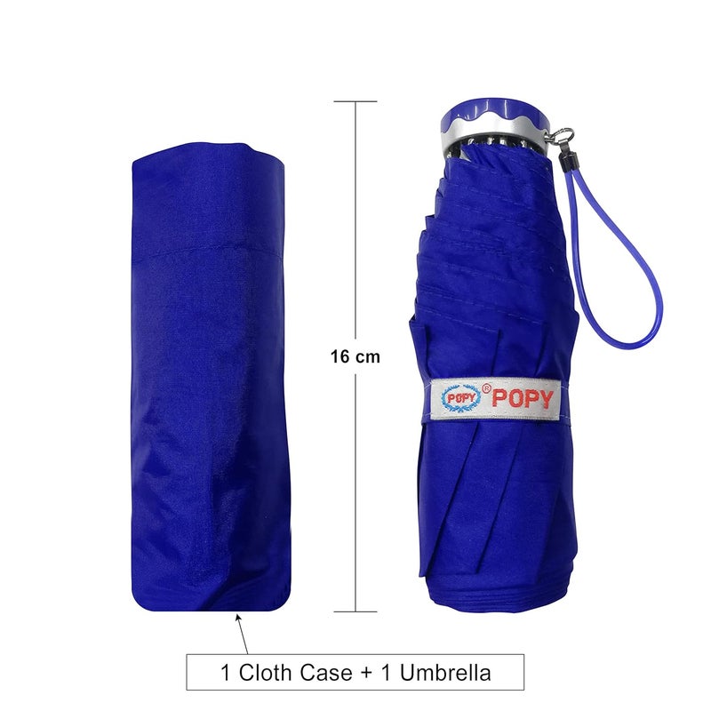 Popy Nano 5Fold Solid Colour Umbrella | World's Largest Small Umbrella | Pocketable size with full 1m+ wide cover when open| 200 g weight | Collection1 - Image 3