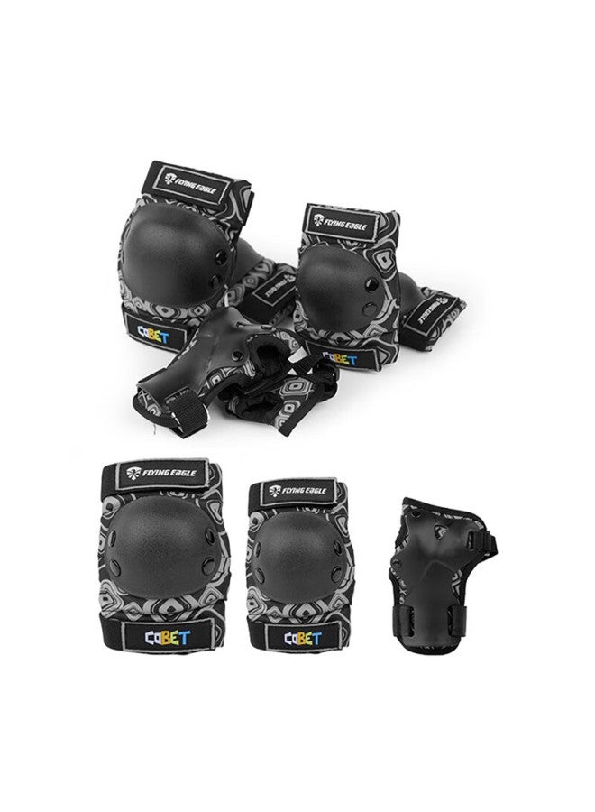 Flying Eagle Feiying Cobet Adult Protective Gear Set Uni Anti-fall Knee Pads Elbow Pads Palm Guards Six-piece Protective Gear Set - Image 2