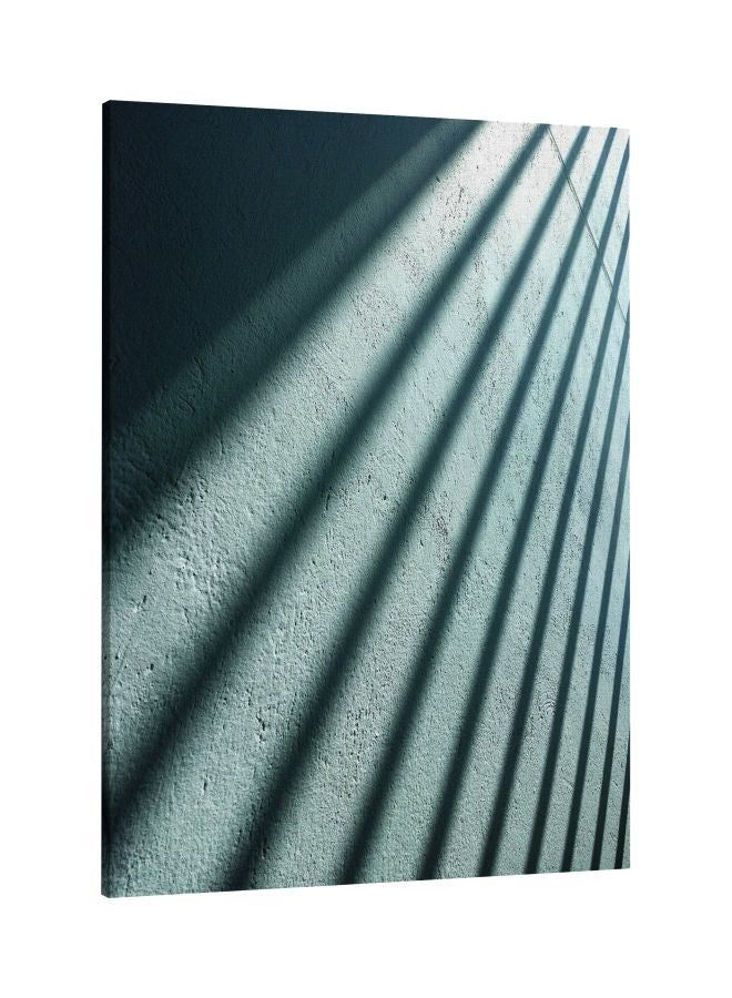 RKN Shadow Printed Framed Canvas Wall Art Deep Green/White 60 x 80centimeter - Image 2