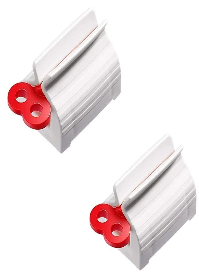 Upkaranwale Plastic Toothpaste Squeezer, 2 Pcs Toothpaste Tube Squeezers, Multi-Purpose Toothpaste Dispenser, Rolling Toothpaste Holder Stand - Image 1