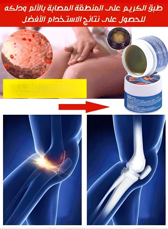Synovial Meniscus Joint Care Cream, Natural Herbal Formula Knee Pain Relief Ointment, Safe Joint Soothing Balm for Daily Muscle & Joint Care - Image 3