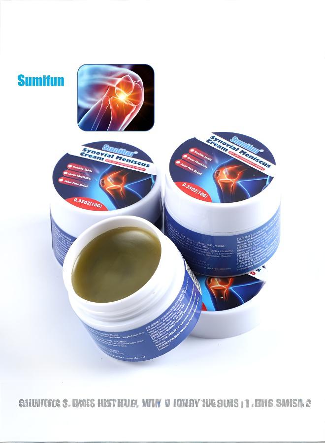 Synovial Meniscus Joint Care Cream, Natural Herbal Formula Knee Pain Relief Ointment, Safe Joint Soothing Balm for Daily Muscle & Joint Care - Image 2