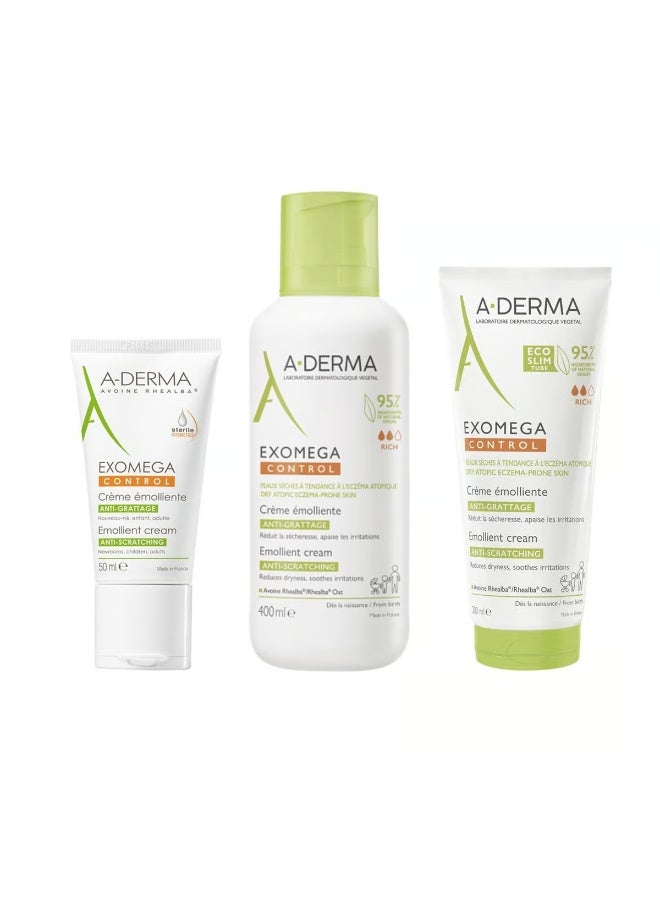 A-Derma Exomega Control Emollient Cream - Image 2