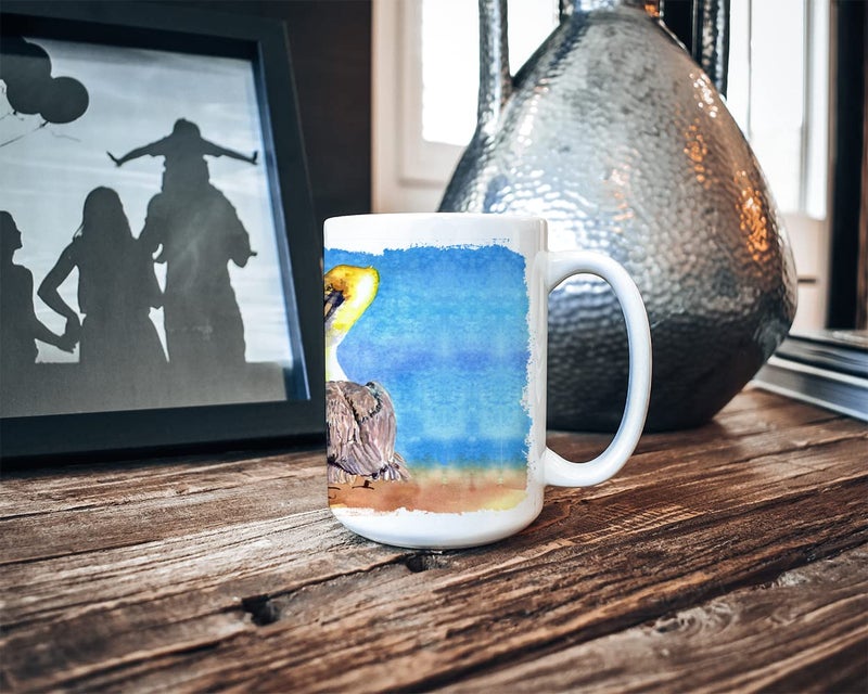 Caroline's Treasures 8539CM15 Pelican Dishwasher Safe Microwavable Ceramic Coffee Mug 15 ounce, 15 ounce, multicolor - Image 5