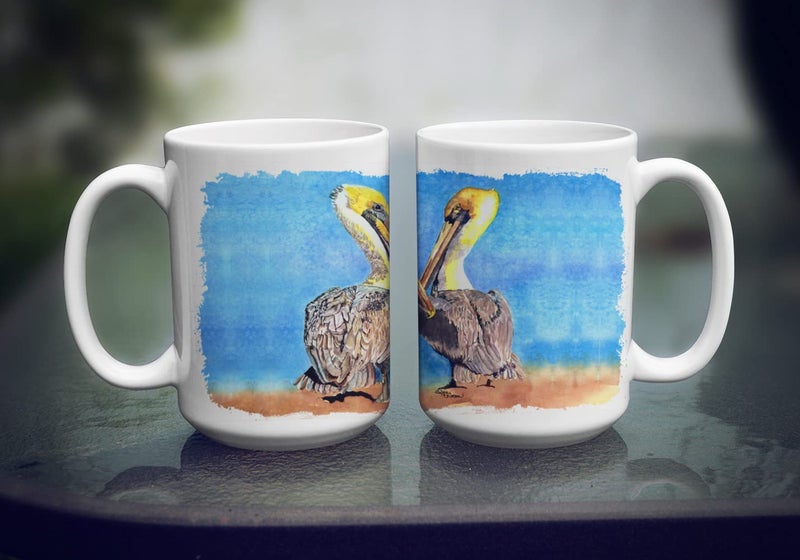 Caroline's Treasures 8539CM15 Pelican Dishwasher Safe Microwavable Ceramic Coffee Mug 15 ounce, 15 ounce, multicolor - Image 3