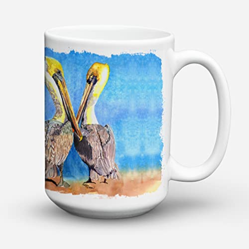 Caroline's Treasures 8539CM15 Pelican Dishwasher Safe Microwavable Ceramic Coffee Mug 15 ounce, 15 ounce, multicolor - Image 2