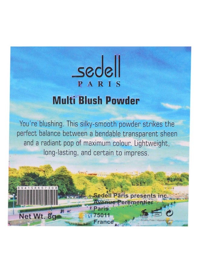 Sedell Multi Blush Powder-01, Multicolor, 8 G - Image 3