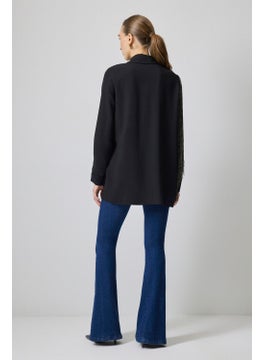 Touche Prive Crepe Shirt with Tassel Sleeves  - Image 4