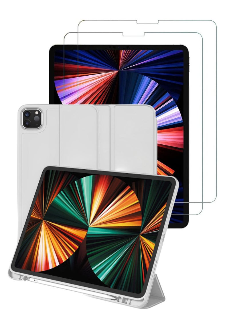 Blueberry Smart Case For iPad Pro 11 Inch 2020 (2nd Gen) with 2 Pieces Tempered Clear Glasses - Image 1