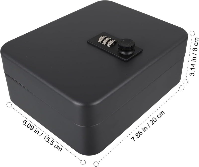 Key Cabinet Lock Box Wall Mounted 20-Code Password Security Organizer with Key Tags for Home and Property - Image 3
