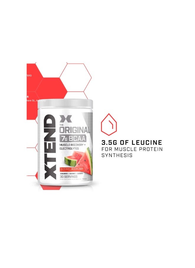SCIVATION Xtend The Original 7G BCAA Muscle Recovery + Electrolytes, Watermelon Explosion Flavor - 30 Servings  - Image 3