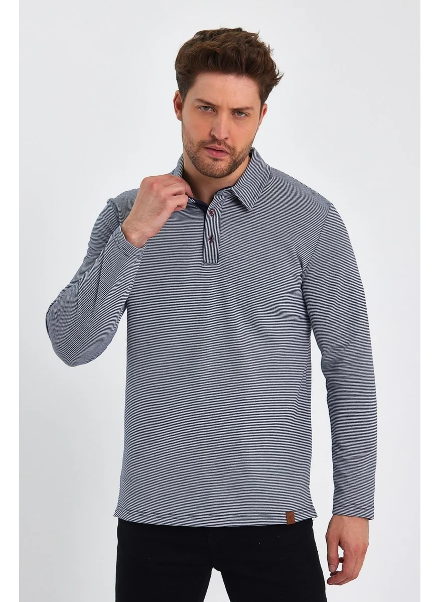 الكسندر جاردي Shirt Collar Sweatshirt (E23-78504)