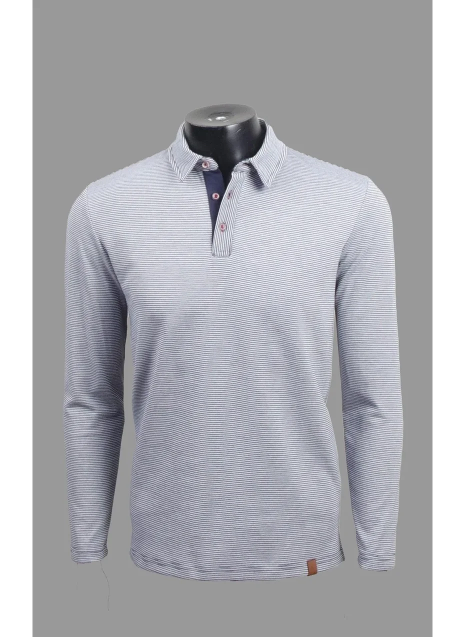 الكسندر جاردي Shirt Collar Sweatshirt (E23-78504)