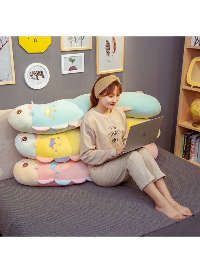 Caterpillar Plush Toy Long Sleeping Pillow Doll Cute Bed Rag Doll Big Doll Birthday Gift For Women-Color:Yellow-Height:90cm (removable And Washable) - Image 5