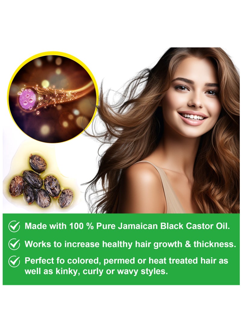 Bestniffes - 60ml Jamaican Black Cold Pressed Castor Oil for Hair and Skin Care Eyelashes and Eyebrows Hair Loss & Dry Damaged Hair Nourishment Scalp Stimulates Hair Growth for Men & Women - Image 1