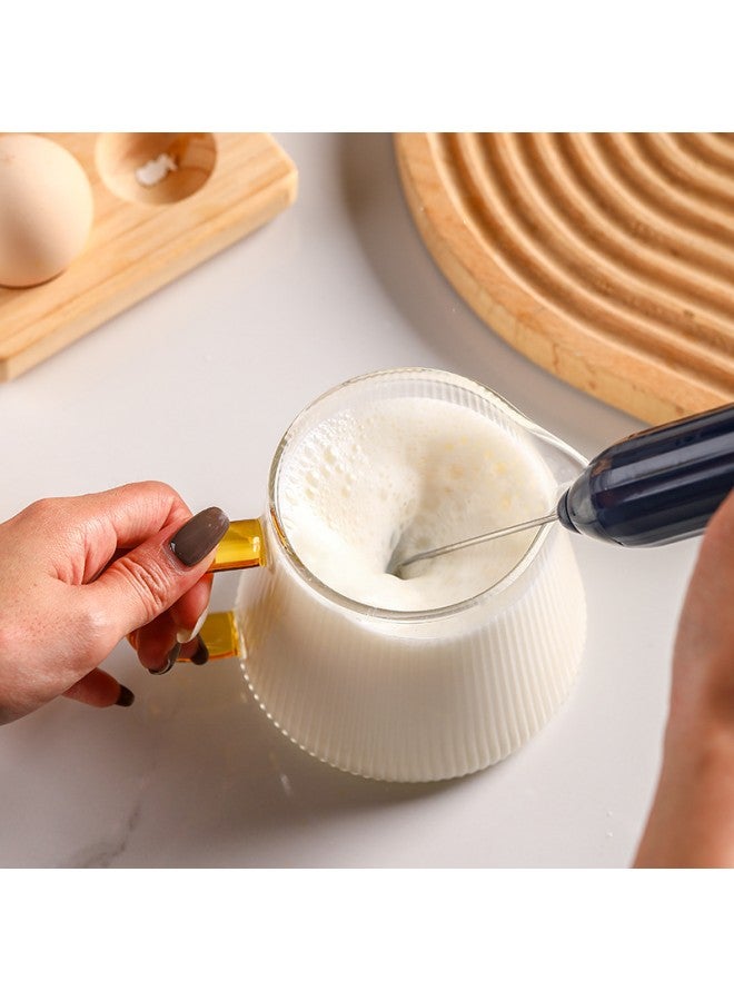WAOKN Milk Frother, Coffee Frother Electric Whisk with USB Rechargeable Three-Speed Force Adjustment Milk Bubbler 2 in 1 Milk Bubbler Perfect for Coffee, Latte, Cappuccino, Beating Eggs with Gift  - Image 4