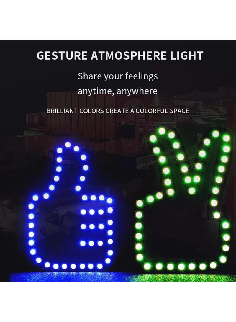 Generic Hand Gesture Light for Car – LED Finger Light with Remote for Rear Window, Funny Auto Signal Accessory for Cars & Trucks  - Image 5
