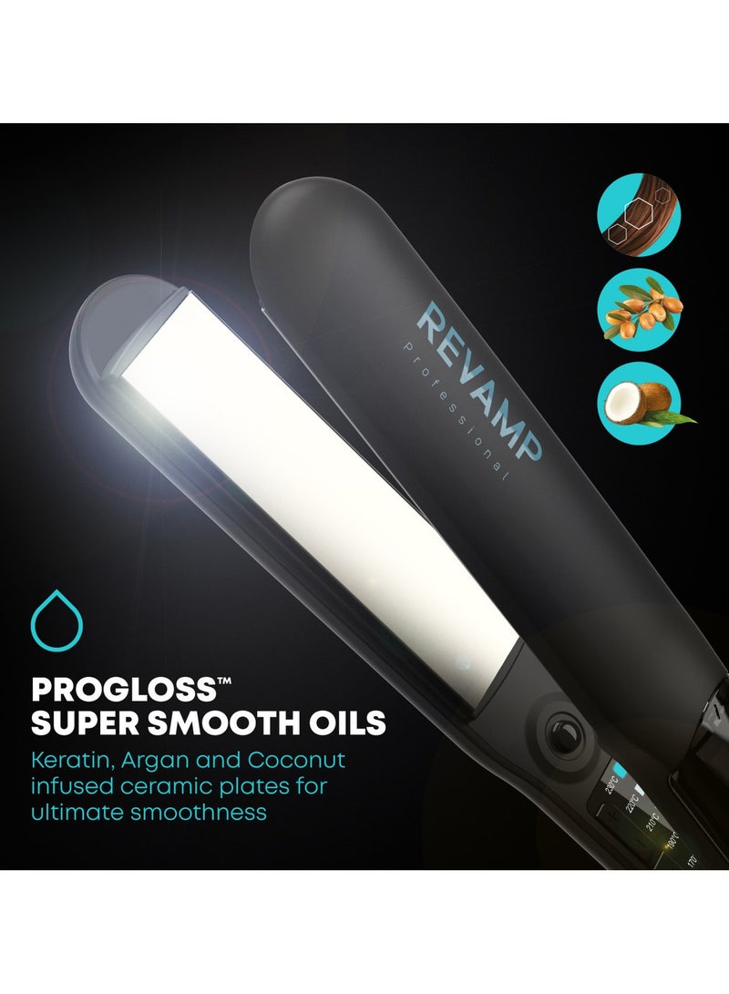 REVAMP Progloss Steamcare Ceramic Hair Straightener - Image 3