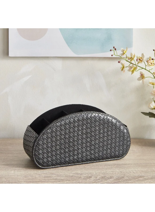 Home Box Hbso Nordic Leather Remote Holder - 30X10X15 Cm