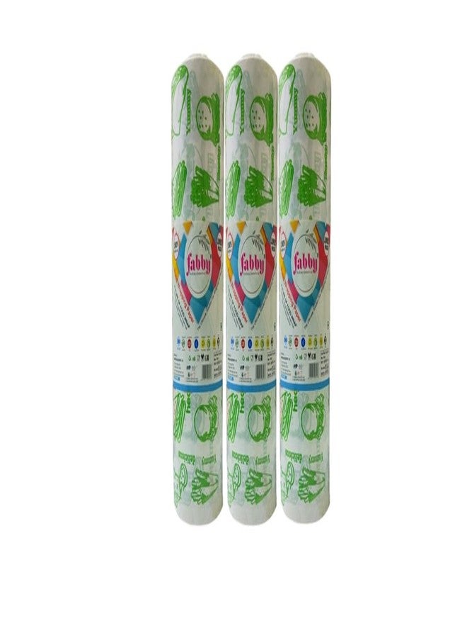 Fabby Food Wrapping Paper Roll 500g - Plastic-Free, Greaseproof & Breathable Kitchen Paper for Roti, Paratha, Burgers & Wraps | Microwave Safe | Ideal for Packing, reheating & Serving (Pack of 3) - Image 1