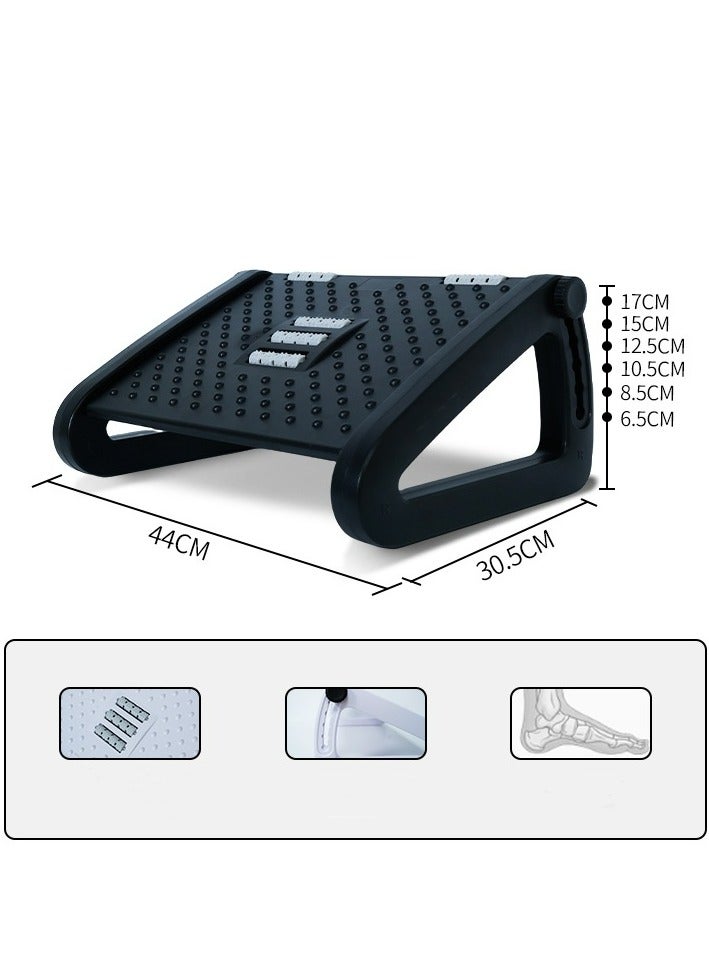 Joyelink Under Desk Foot Rest for Office, Adjustable Ergonomic Accessories Portable Small Foot Stool Massager, Computer Leg Rest for High Gaming Chair Chair Footstool for Leg Rest - Image 5