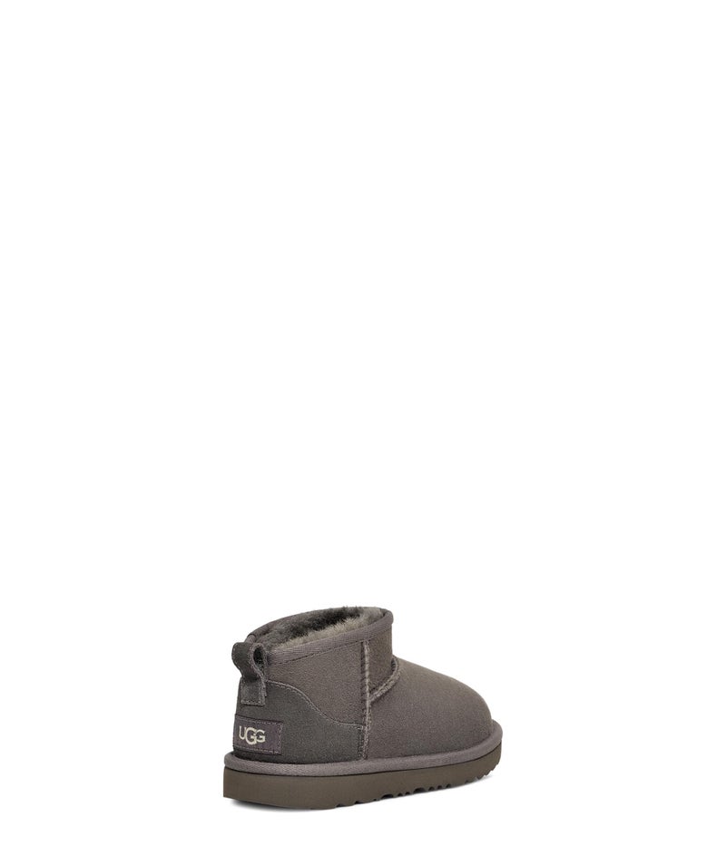 UGG Unisex-Child Classic Ultra Mini Boot, Grey, 3 Little Kid - Image 5