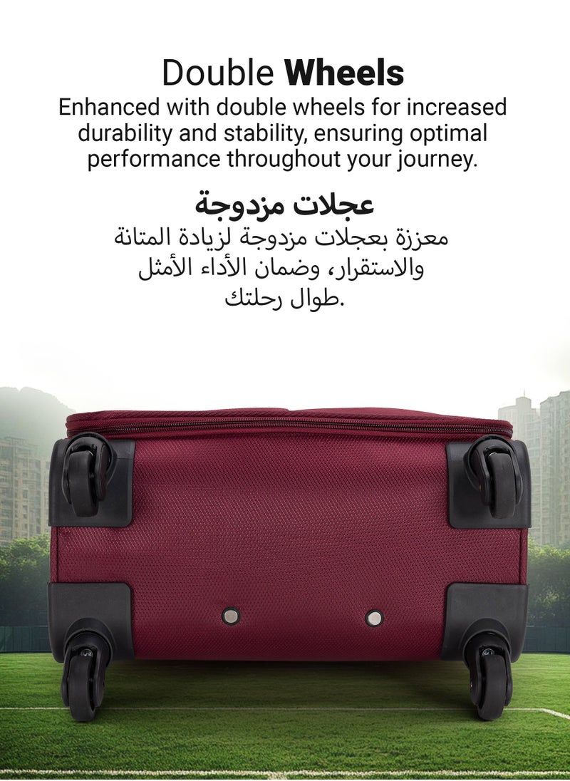 VIPTOUR - Lightweight Single Piece Luggage 20 Inch Trolley Bag With 4 Spinner Wheels - Image 1