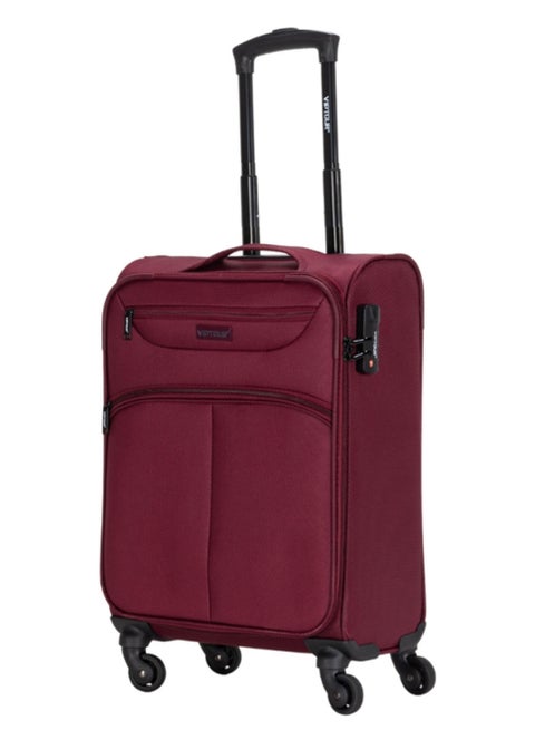 Lightweight Single Piece Luggage 20 Inch Trolley Bag With 4 Spinner Wheels