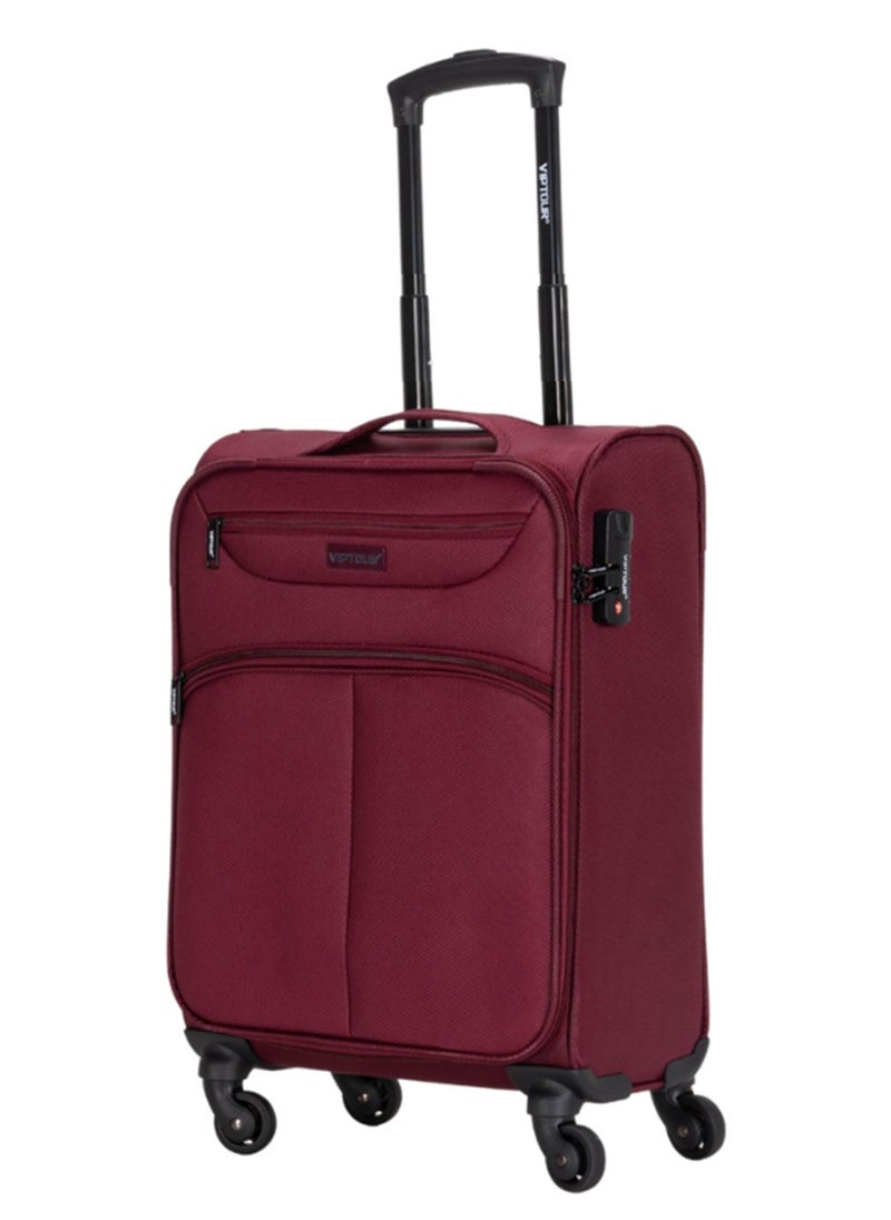 VIPTOUR - Lightweight Single Piece Luggage 20 Inch Trolley Bag With 4 Spinner Wheels - Image 1
