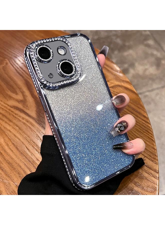 إيروريكس جراب لهاتف iPhone 15 Plus من مادة TPU اللامعة ذات التدرج الماسي - Image 1