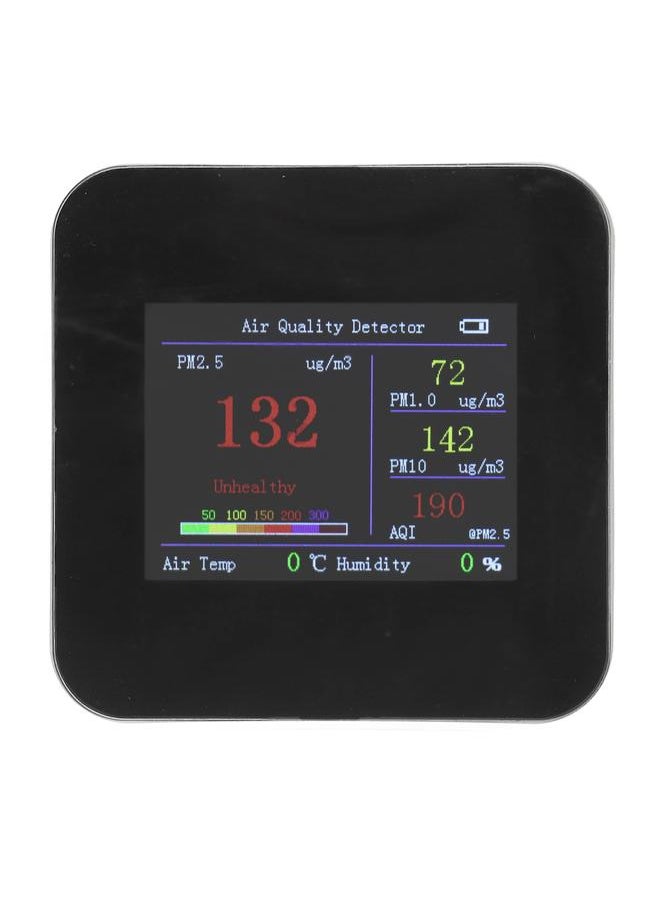 Thoraya Air Quality Monitor Indoor Detector Temperature Meter Humidity Tester Type C Charging Sensor with Built in Battery KB1: PM2.5 Monitor  - Image 2