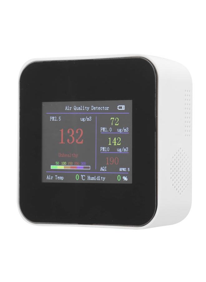 Thoraya Air Quality Monitor Indoor Detector Temperature Meter Humidity Tester Type C Charging Sensor with Built in Battery KB1: PM2.5 Monitor  - Image 3