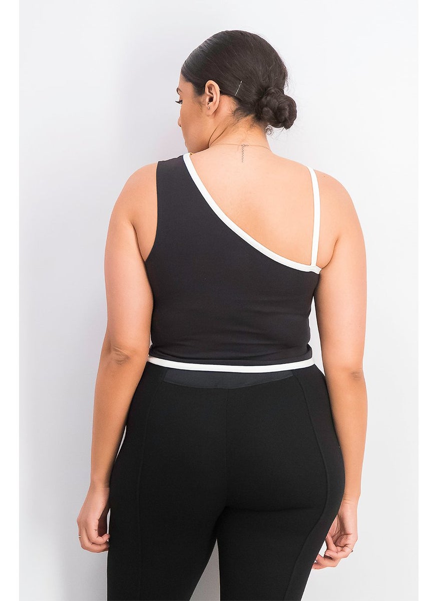 PUMA Women Sportswear Fit Sleeveless Retro Graphic Tops, Black Combo  - Image 2