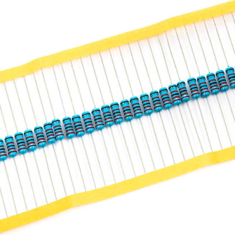 CHANZON 50pcs 1W 22K Ω ohm 22000r Metal Film Fixed Resistor 0.01 ±1% Tolerance 22KR MF Through Hole Resistors Current Limiting Rohs Certificated - Image 4