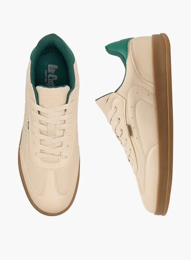 لي كوبر Men Panelled Lace-Up Sneakers