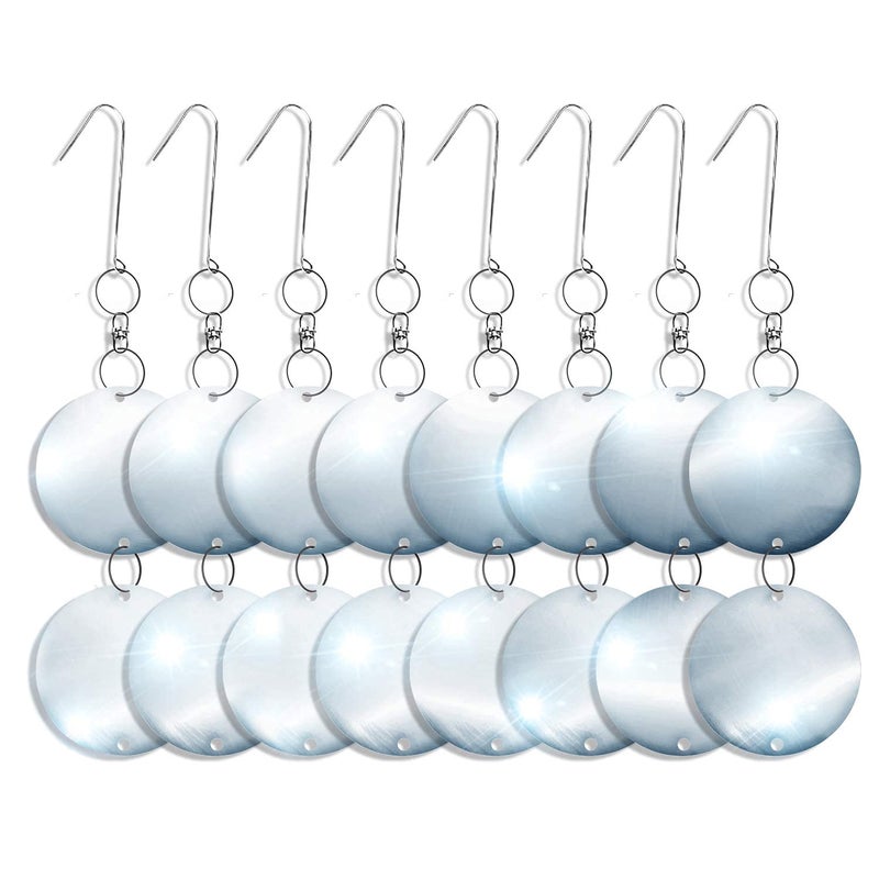 De-Bird أقراص طرد الطيور، مجموعة 8 قطع طاردات الطيور للخارج، سهلة التركيب، متعددة الاستخدامات وفعالة لطرد الطيور بأمان - Image 1