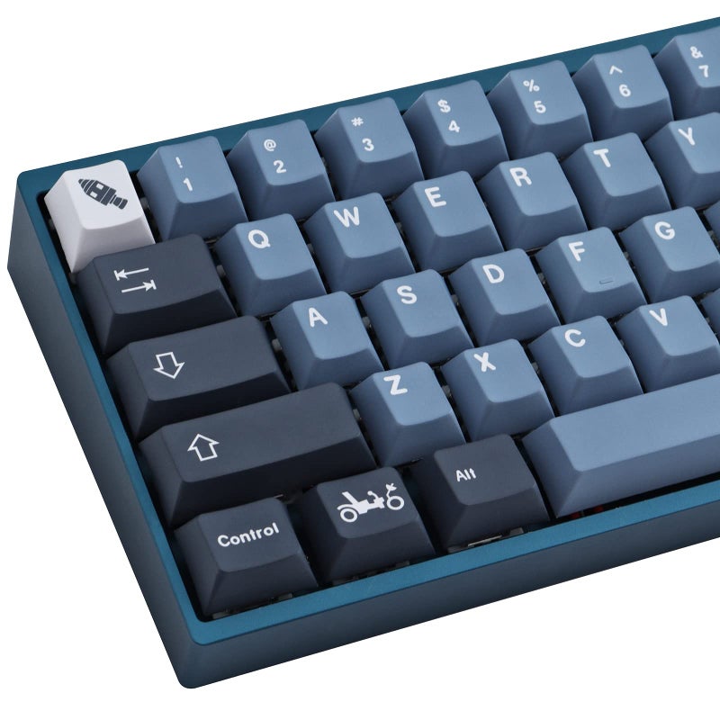 Hyekit PBT Keycaps 139 Keys Apollo Aerospace Keycaps DyeSublimation Custom Keycaps Cherry Profile for Cherry Gateron MX Switches Mechanical Keyboard US and UK Layouts3U 625U 7U Spacebar